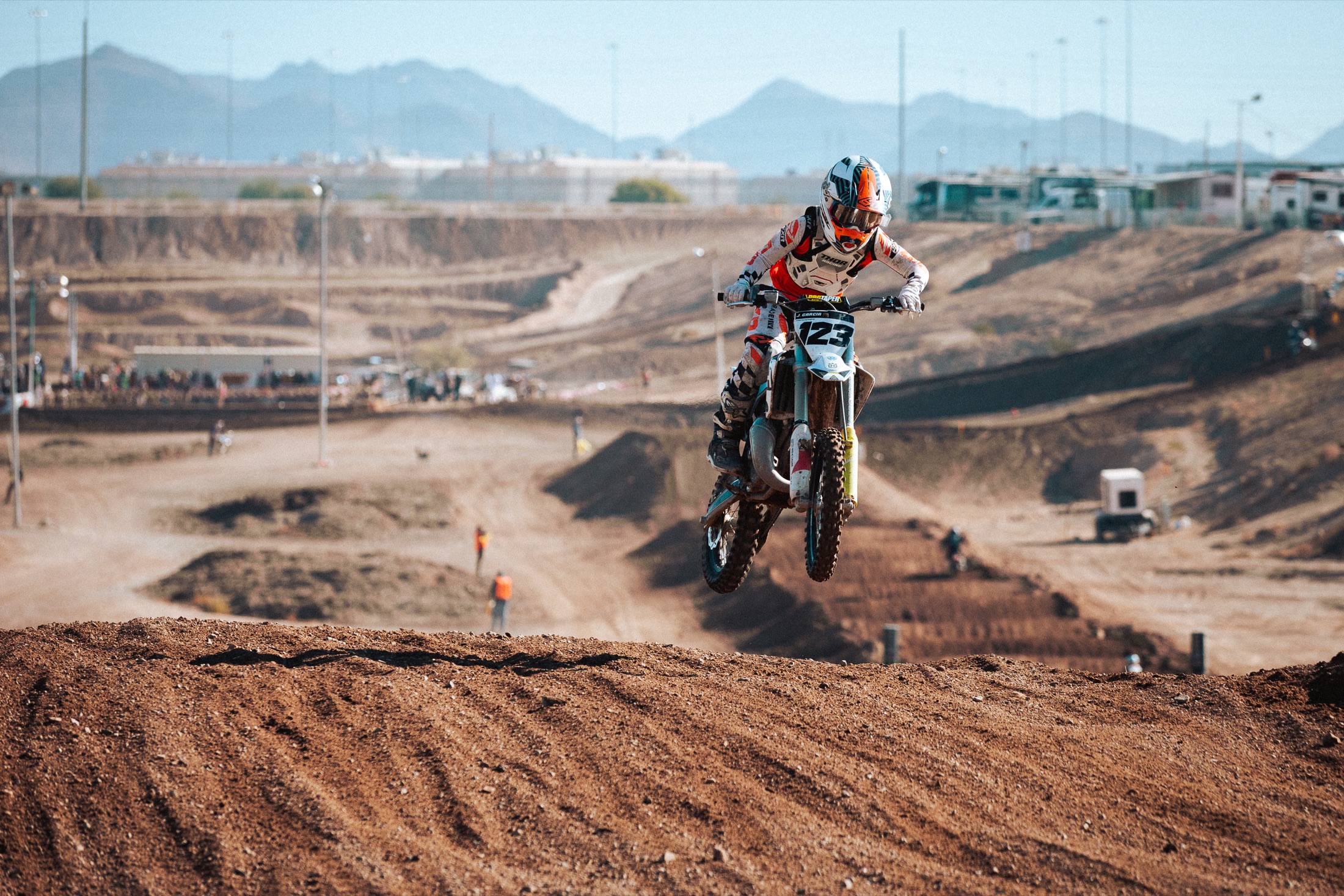 Motocross racing at Arizona Cycle Park
